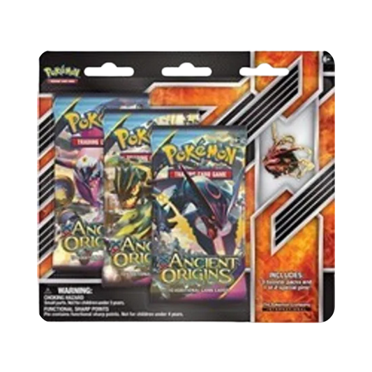 Ancient Origins Collector Pin 3 Pack Blister [Shiny Mega Rayquaza Pin]