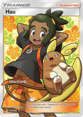 Hau (Full Art) 144/145  - Holofoil SM  Guardians Rising - Ultra Rare