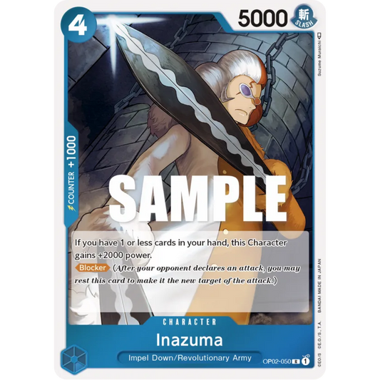 Inazuma (OP02-050) - Paramount War Foil