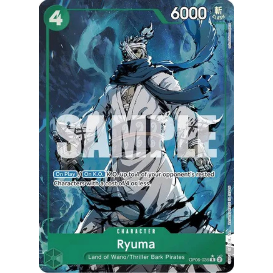 Ryuma (Alternate Art) (OP06-036) - Premium Booster -The Best- Foil