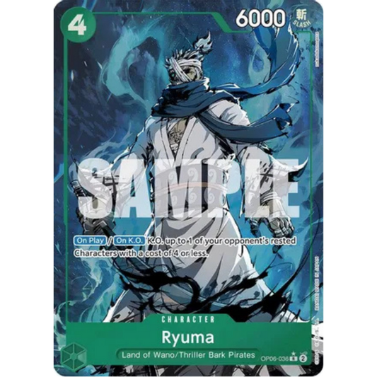 Ryuma (Alternate Art) (OP06-036) - Premium Booster -The Best- Foil