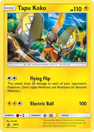Tapu Koko SM31  - Holofoil SM Promos - Promo
