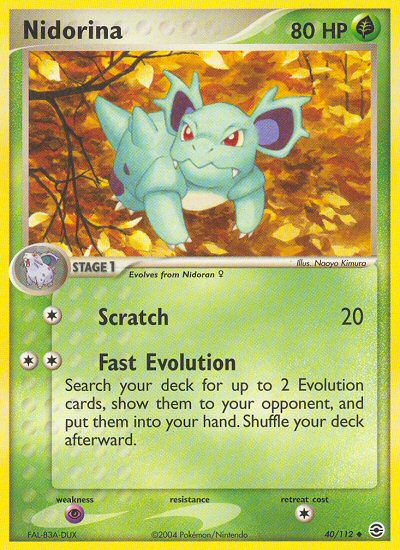 Nidorina  FireRed & LeafGreen - Uncommon