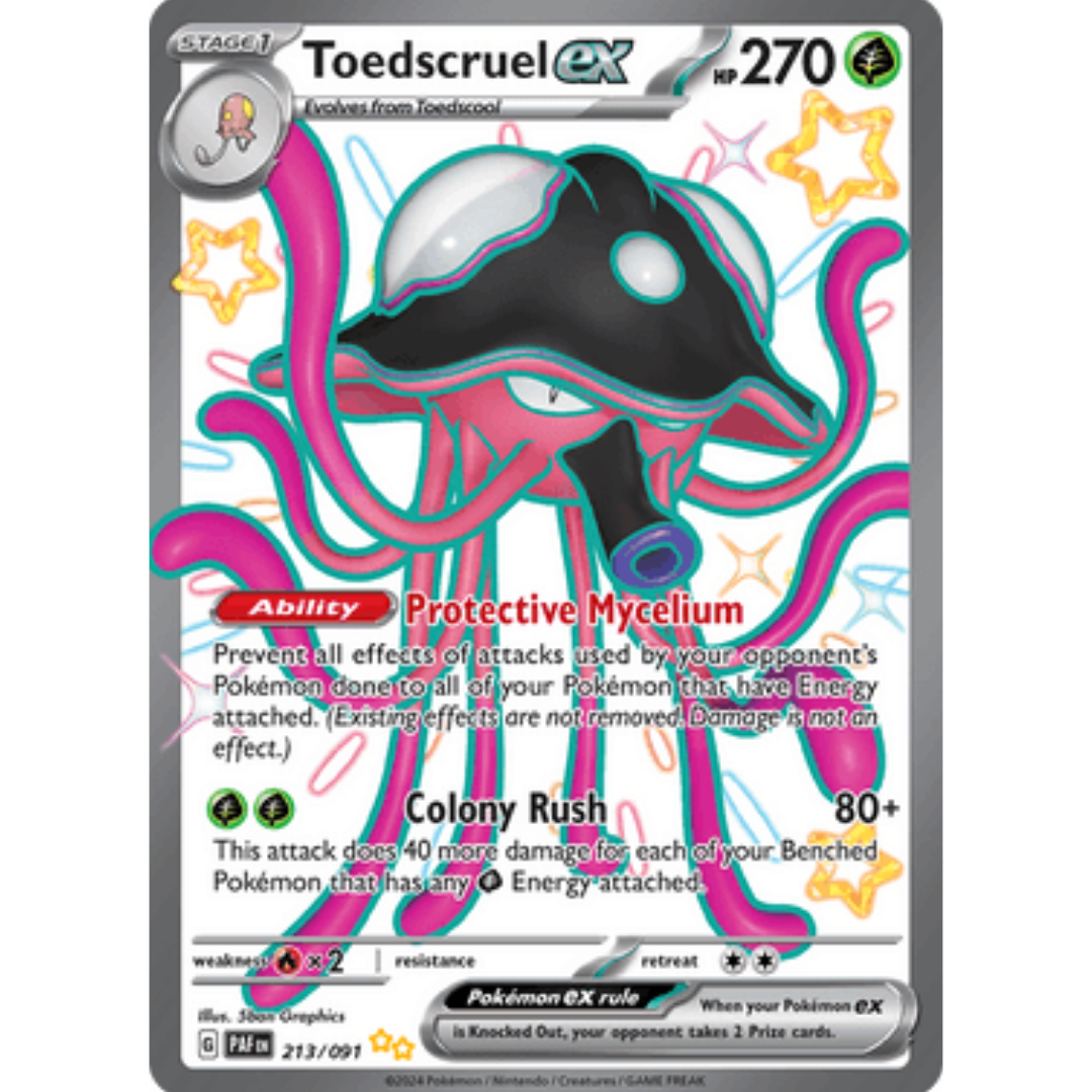 Toedscruel ex (213/091) [Scarlet & Violet: Paldean Fates]