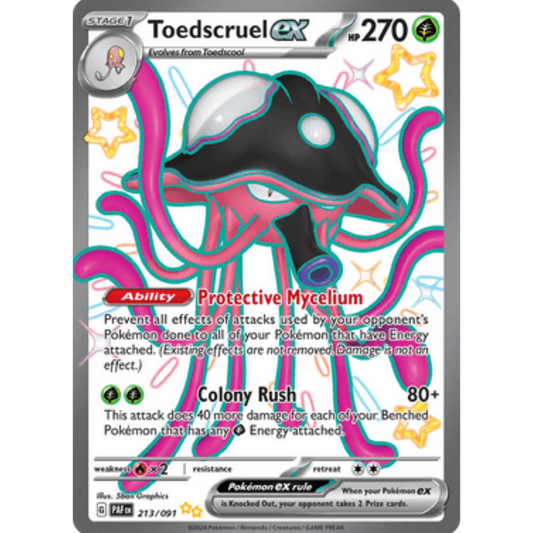 Toedscruel ex (213/091) [Scarlet & Violet: Paldean Fates]