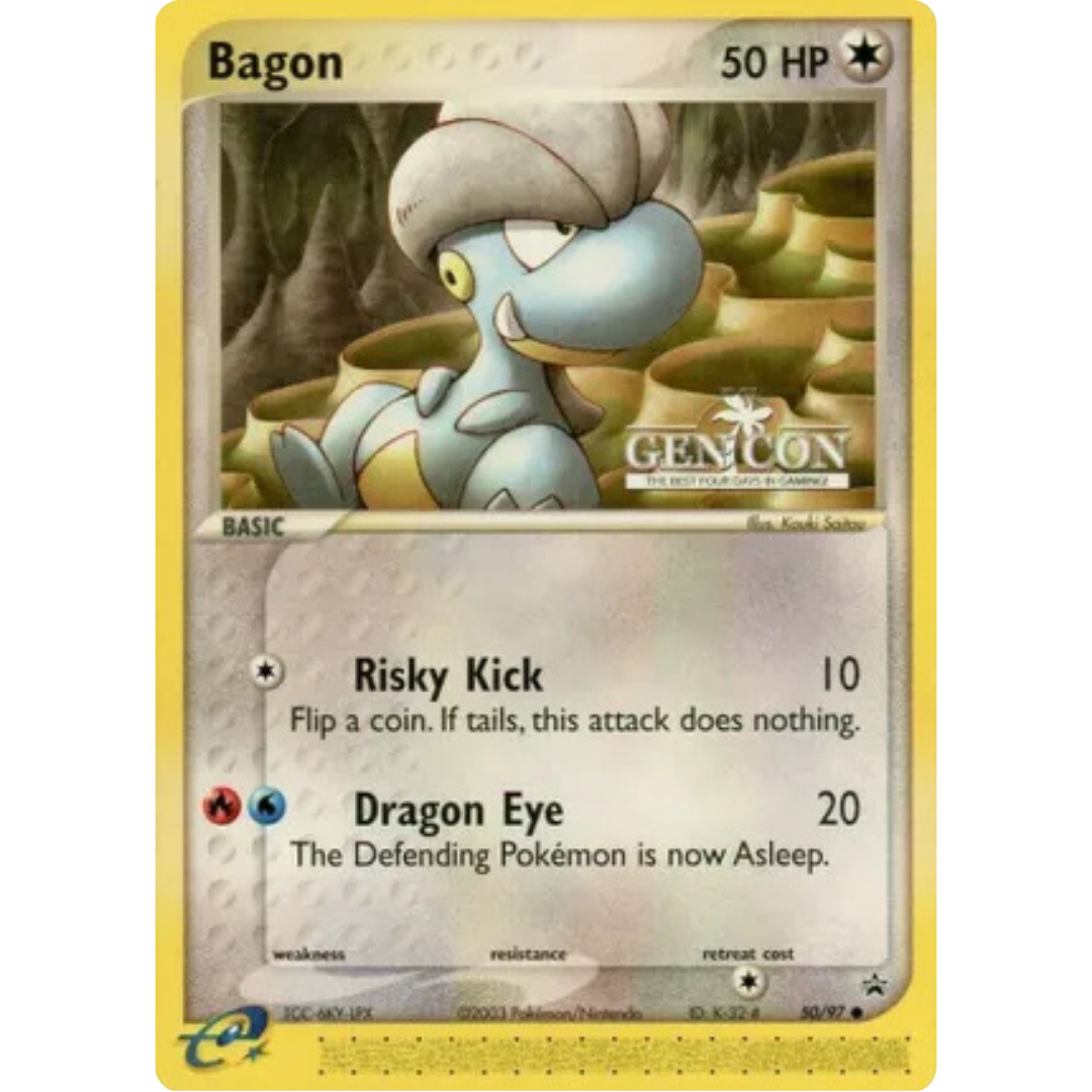 Bagon - 50/97 (Gen Con 2004 Promo)/97  Nintendo Promos - Promo