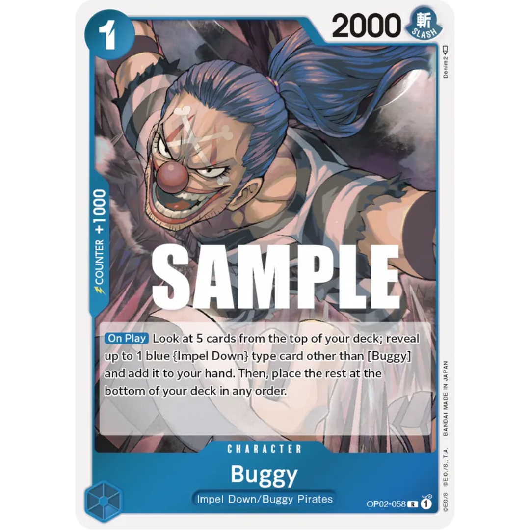 Buggy (OP02-058) - Paramount War Foil