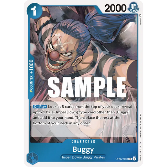 Buggy (OP02-058) - Paramount War Foil