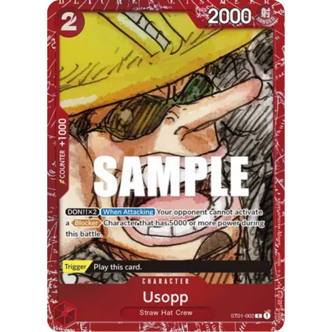 Usopp (Premium Card Collection -ONE PIECE FILM RED Edition-) (ST01-002) - One Piece Promotion Cards Foil