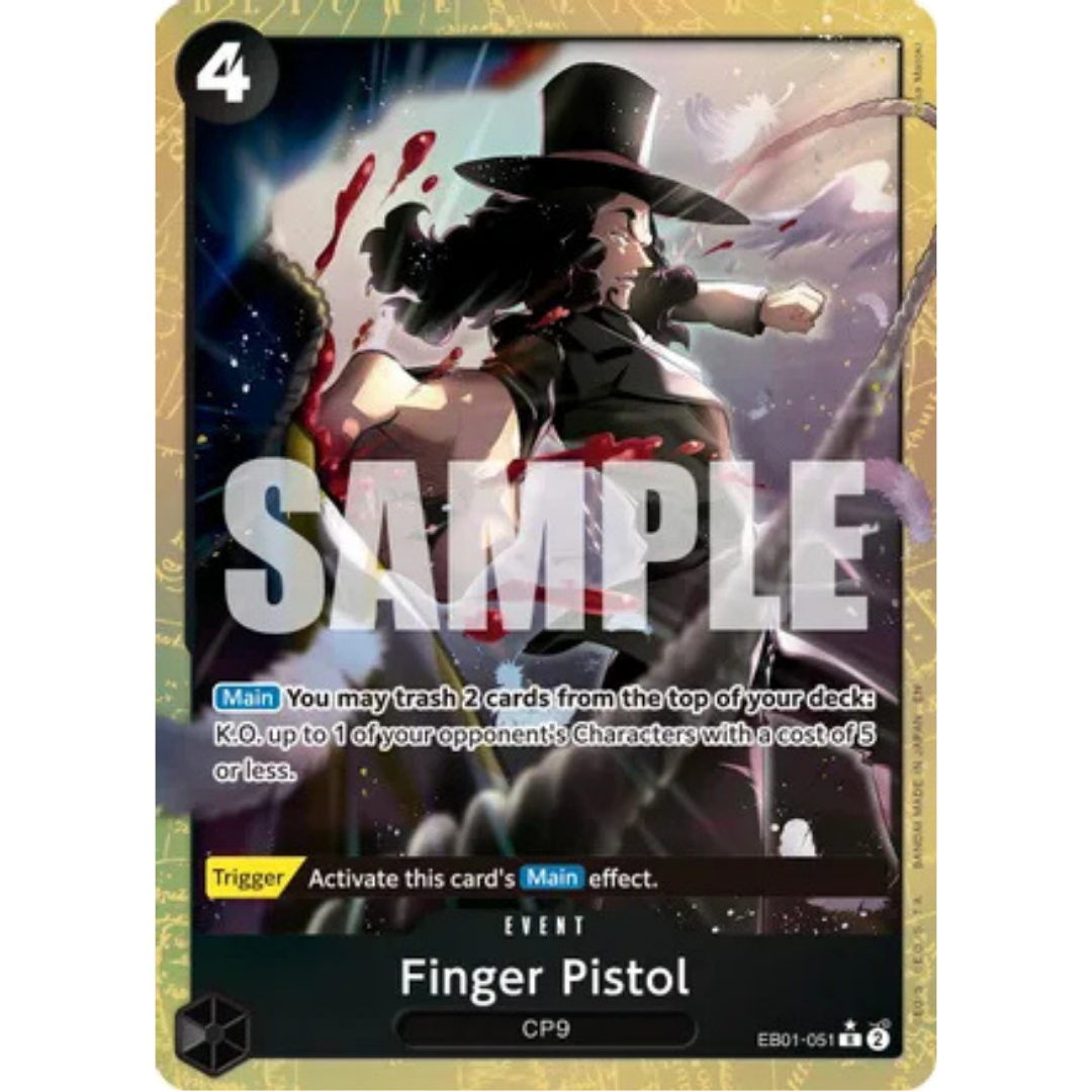Finger Pistol (Alternate Art) (EB01-051) - Premium Booster -The Best- Vol. 2 Foil