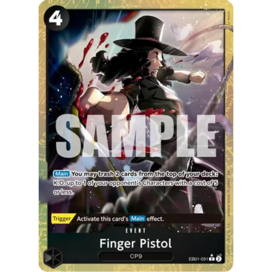 Finger Pistol (Alternate Art) (EB01-051) - Premium Booster -The Best- Vol. 2 Foil
