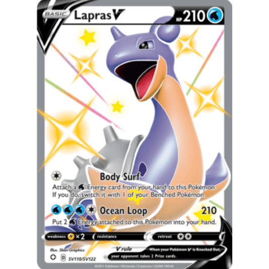 Lapras V (SV110/SV122) [Sword & Shield: Shining Fates]
