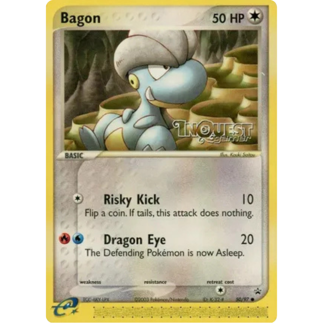 Bagon - 50/97 (InQuest Gamer)/97  Nintendo Promos - Promo