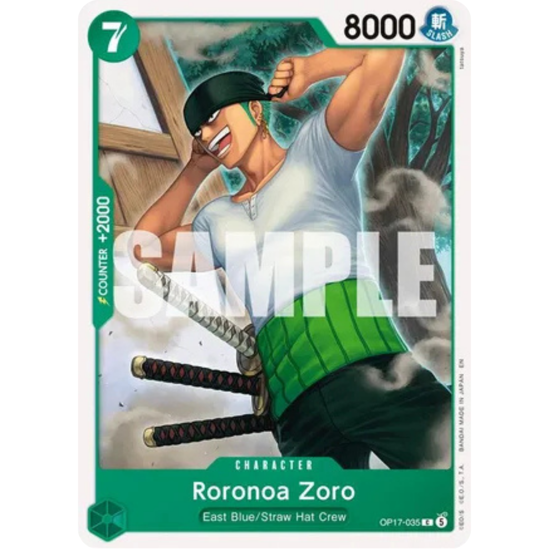Roronoa Zoro (035) (OP17-035) - The World's Strongest Warriors