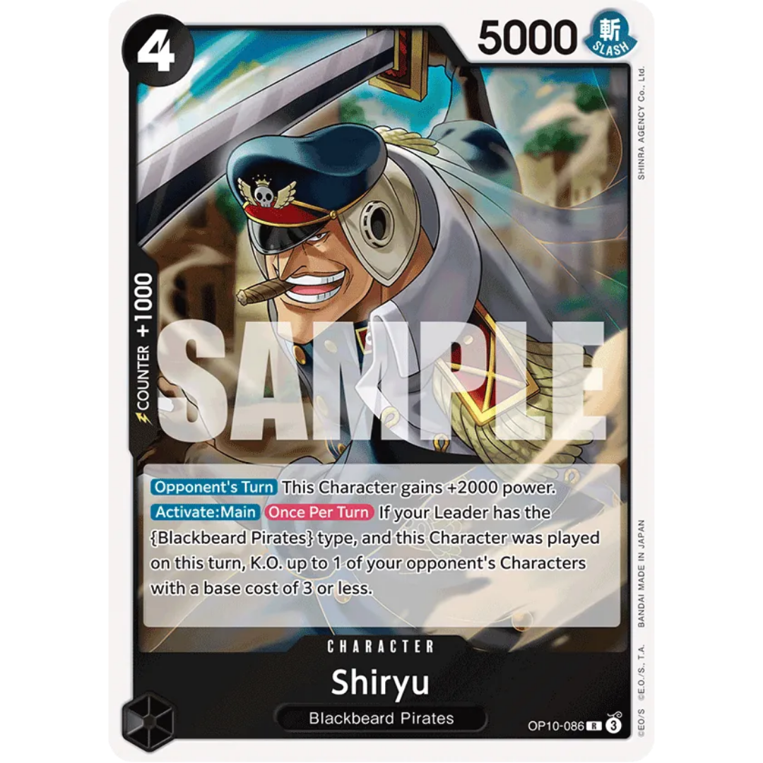 Shiryu (OP10-086) - Royal Blood Foil