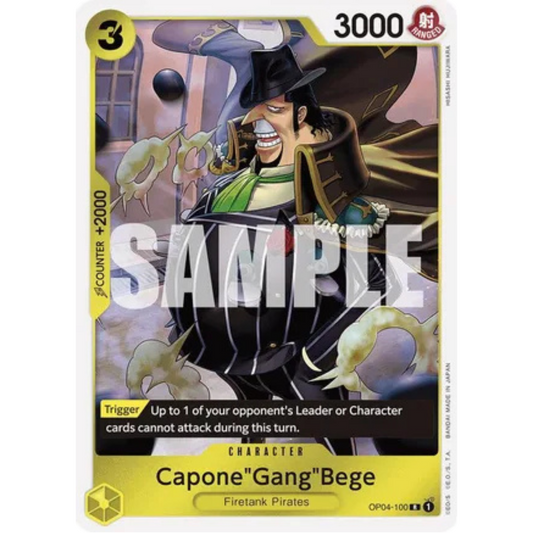 Capone"Gang"Bege (OP04-100) (Reprint) (OP04-100) - Premium Booster -The Best- Foil