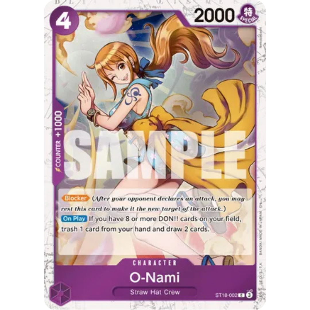 O-Nami (Pirate Foil) (ST18-002) - Premium Booster -The Best- Vol. 2 Foil