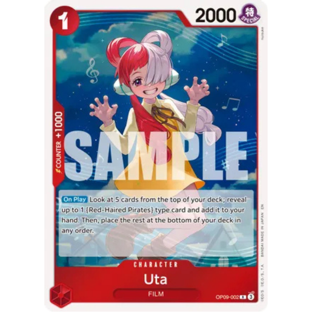Uta (Reprint) (OP09-002) - Premium Booster -The Best- Vol. 2 Foil