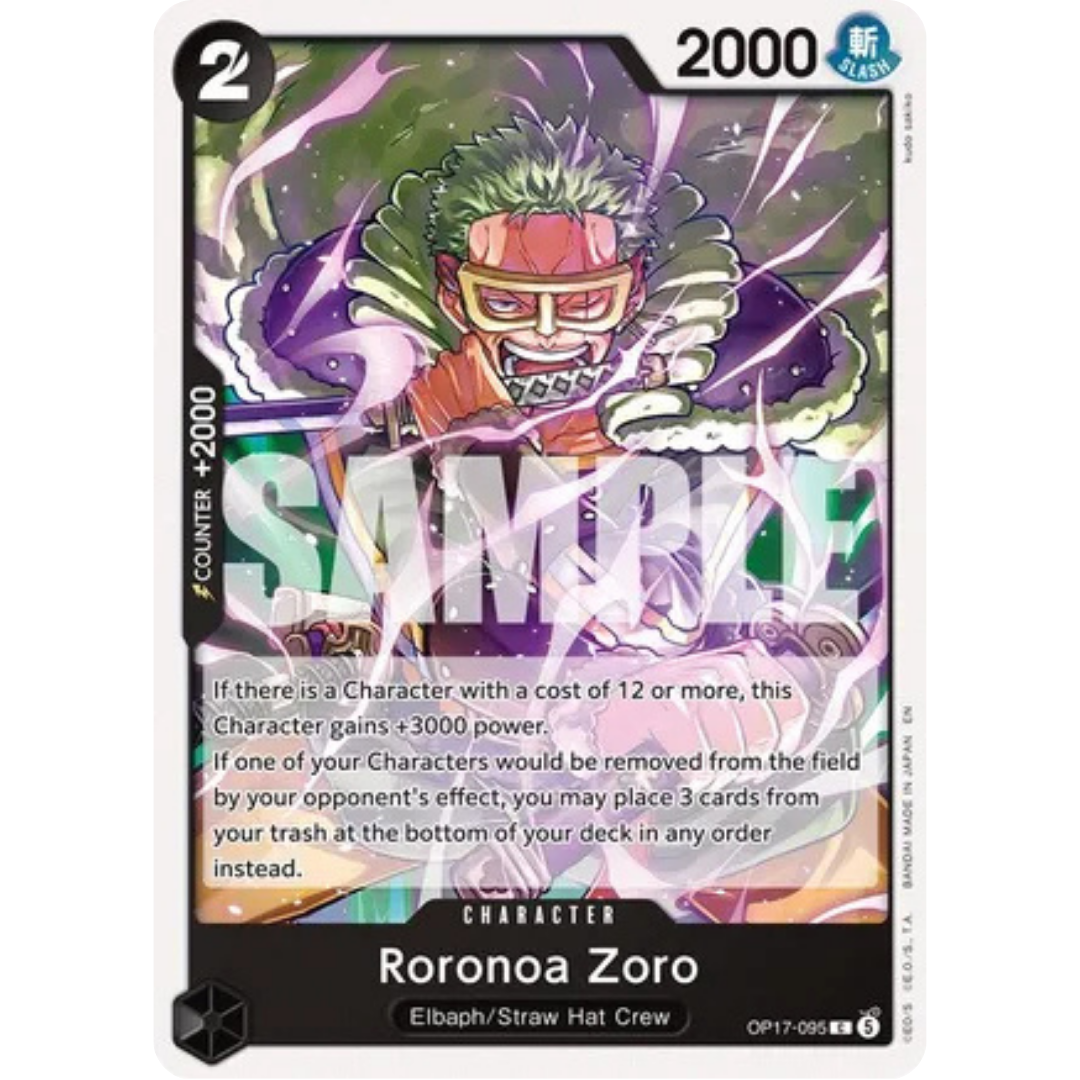 Roronoa Zoro (095) (OP17-095) - The World's Strongest Warriors