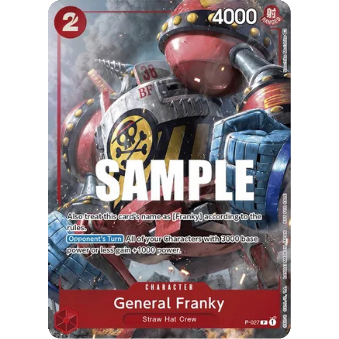 General Franky (Event Pack Vol. 2) (P-027) - One Piece Promotion Cards Foil