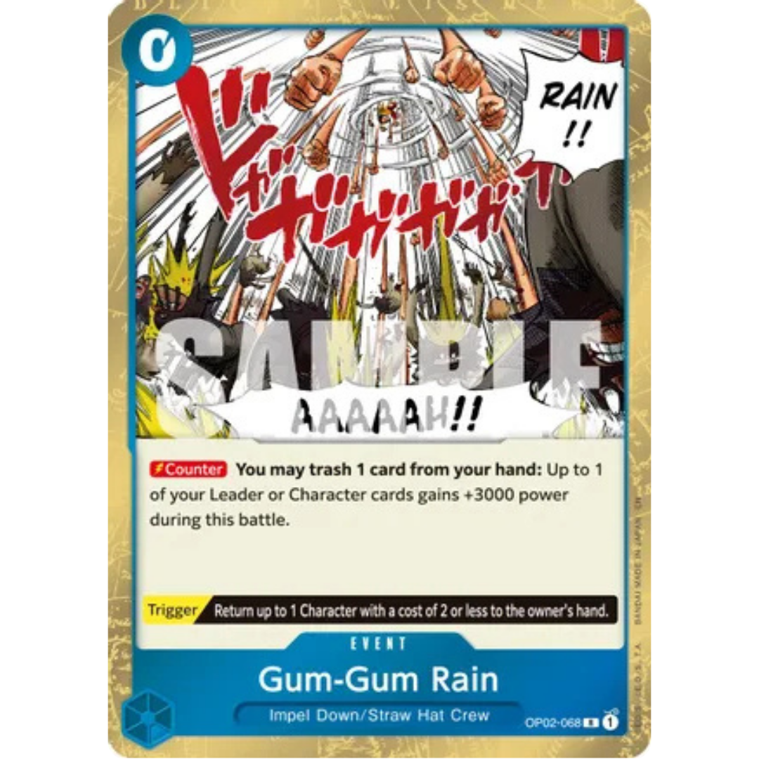 Gum-Gum Rain (Reprint) (OP02-068) - Premium Booster -The Best- Vol. 2 Foil