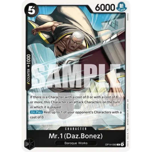 Mr.1(Daz.Bonez) (OP14-090) - The Azure Sea's Seven Foil