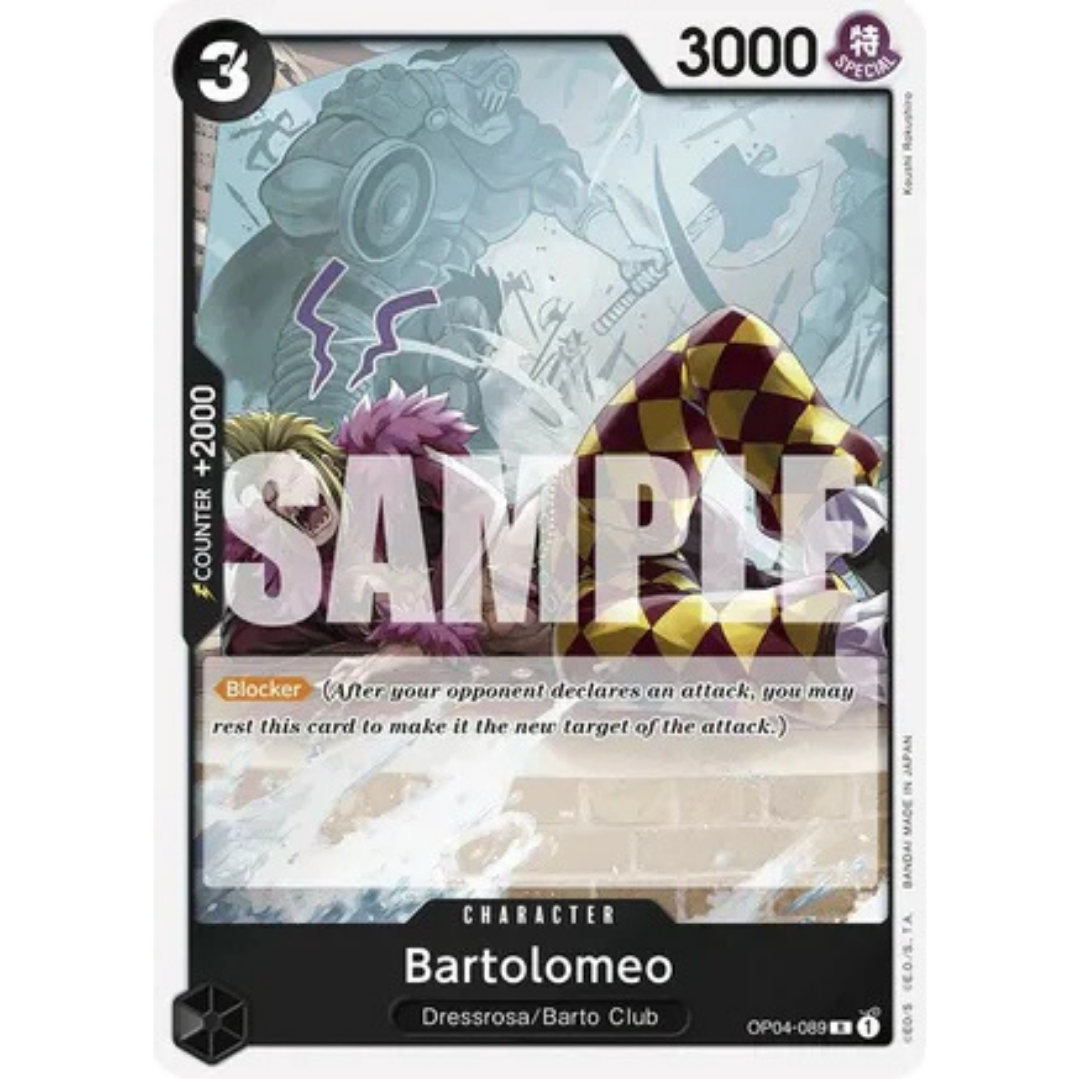 Bartolomeo (OP04-089) (Reprint) (OP04-089) - Premium Booster -The Best- Foil