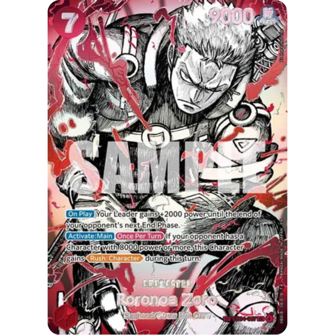 Roronoa Zoro (EB04-007) (SP) (EB04-007) - The World's Strongest Warriors Foil