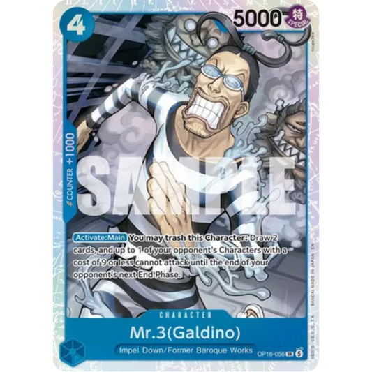 Mr.3(Galdino) (056) (OP16-056) - The Time of Battle Foil