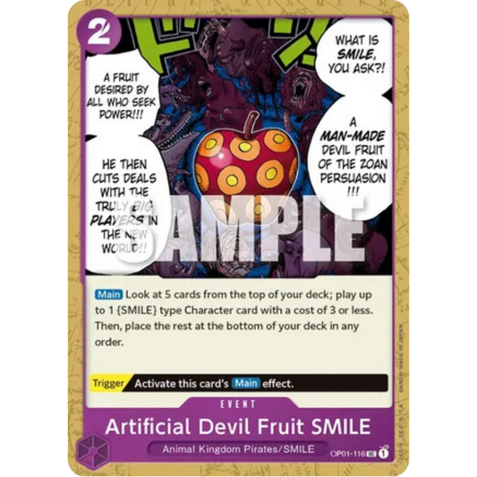 Artificial Devil Fruit SMILE (OP01-116) - Romance Dawn