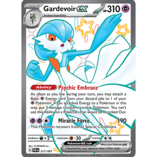 Gardevoir ex (217/091) [Scarlet & Violet: Paldean Fates]