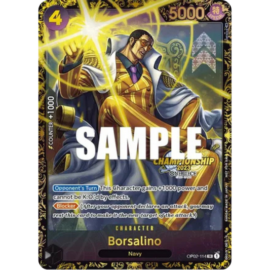 Borsalino (Championship 2023) (OP02-114) - One Piece Promotion Cards Foil