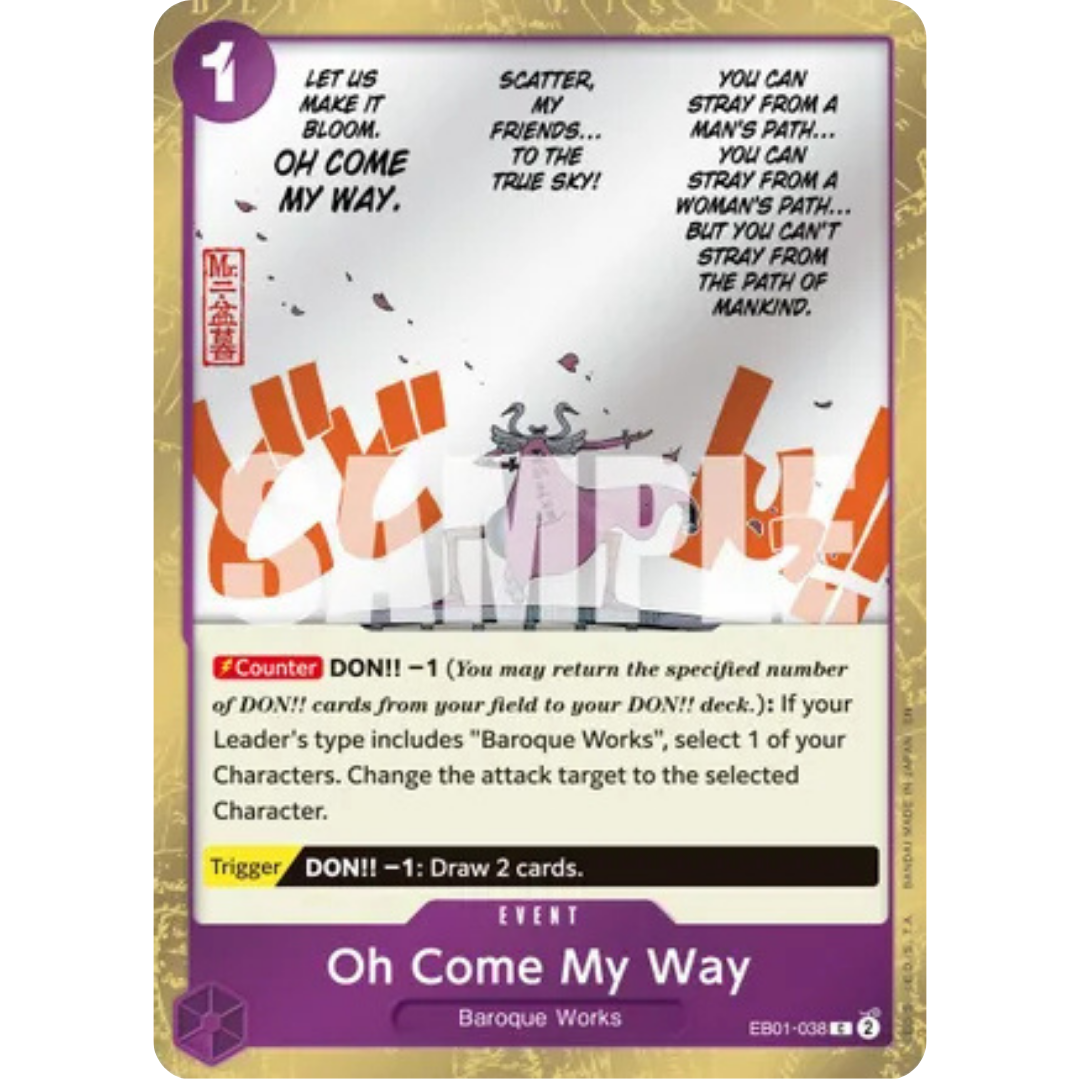 Oh Come My Way (Pirate Foil) (EB01-038) - Premium Booster -The Best- Vol. 2 Foil