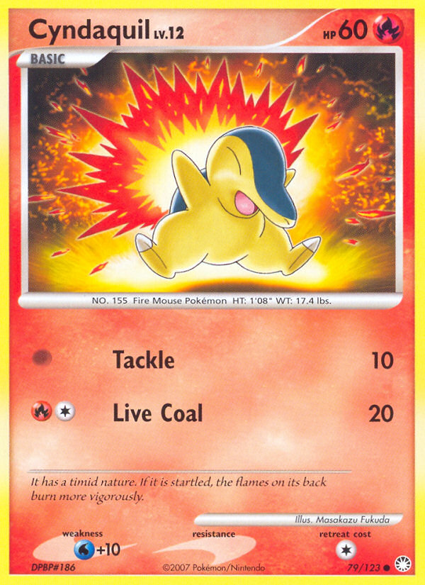 Cyndaquil 079  Mysterious Treasures - Common
