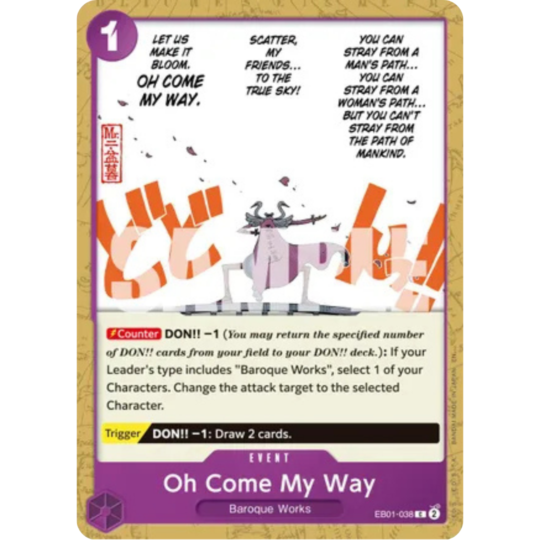 Oh Come My Way (Reprint) (EB01-038) - Premium Booster -The Best- Vol. 2