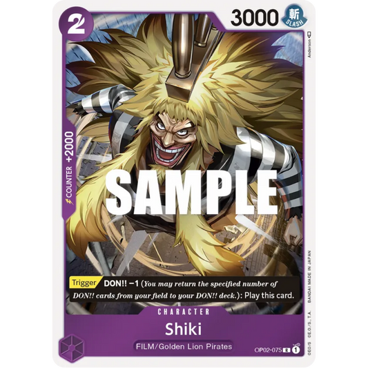Shiki (OP02-075) - Paramount War Foil