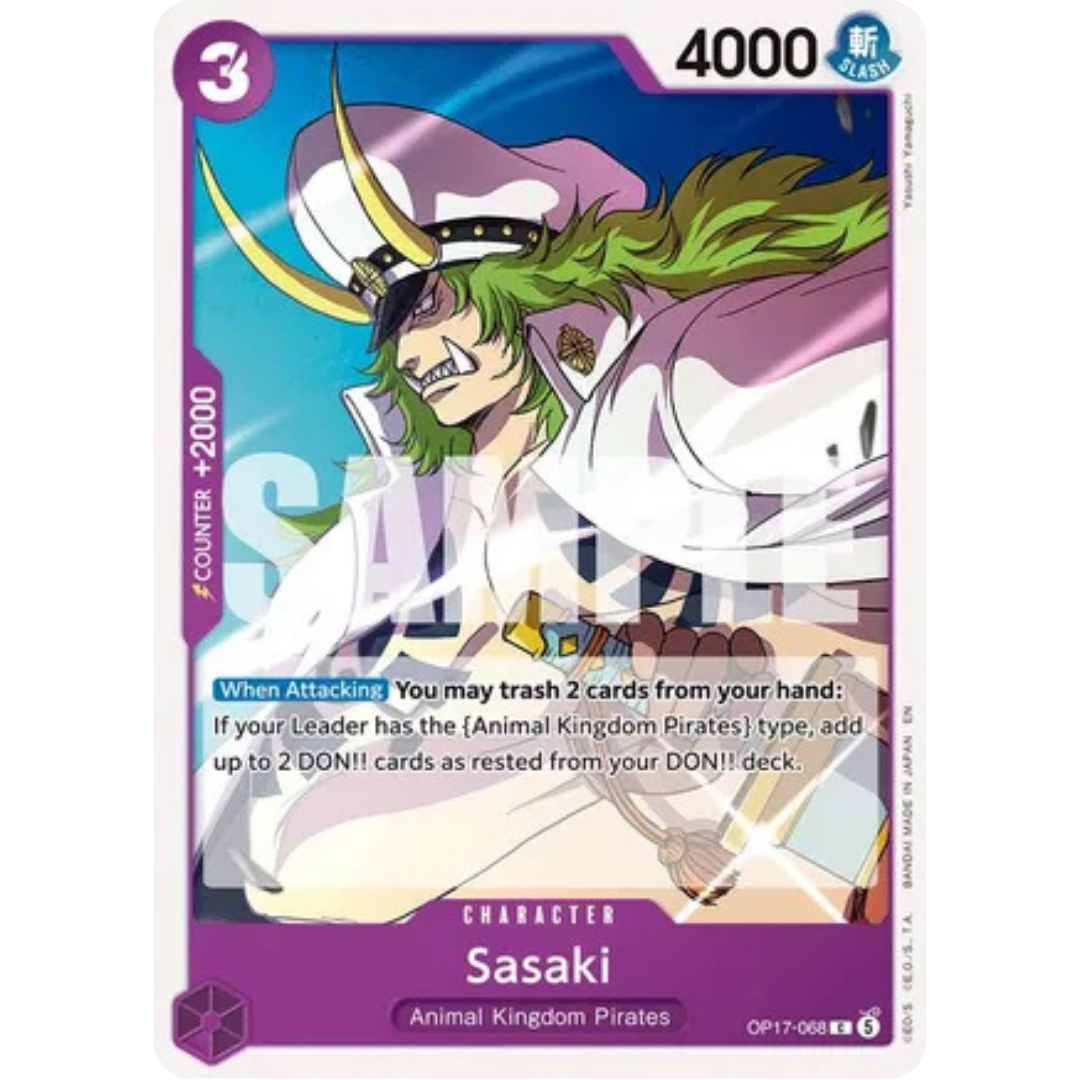 Sasaki (OP17-068) - The World's Strongest Warriors