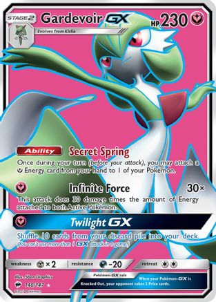 Gardevoir GX (Full Art) 140/147  - Holofoil SM  Burning Shadows - Ultra Rare