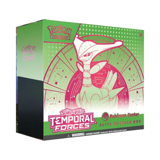 Temporal Forces Pokemon Center Elite Trainer Box (Exclusive) [Iron Leaves]