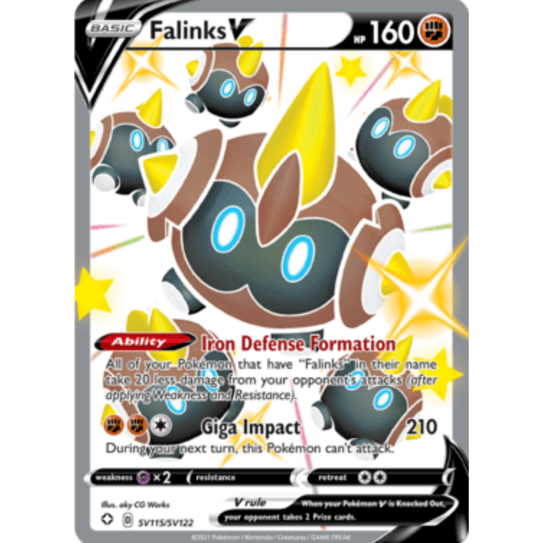 Falinks V SV115  - Holofoil Shining Fates Shiny Vault - Shiny Holo Rare