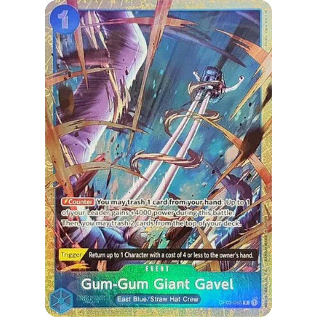 Gum-Gum Giant Gavel (Premium Card Collection -Best Selection Vol. 2-) (OP03-055) - One Piece Promotion Cards Foil