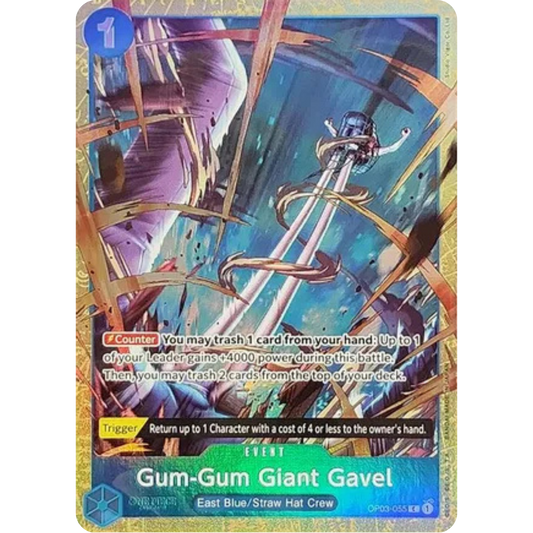 Gum-Gum Giant Gavel (Premium Card Collection -Best Selection Vol. 2-) (OP03-055) - One Piece Promotion Cards Foil