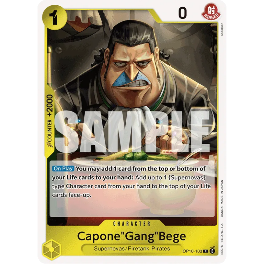 Capone"Gang"Bege (OP10-103) - Royal Blood Foil