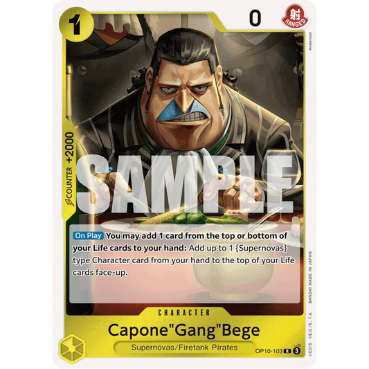 Capone"Gang"Bege (OP10-103) - Royal Blood Foil