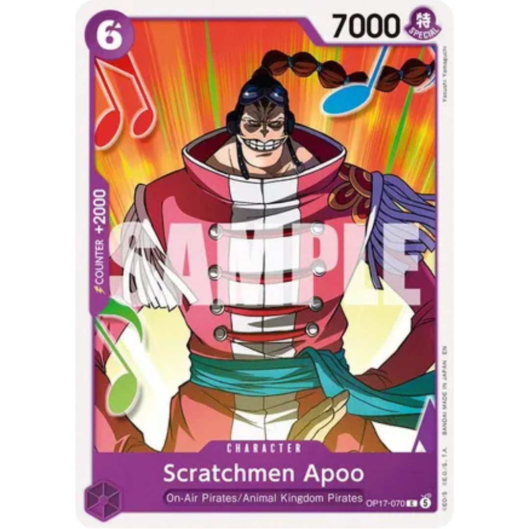 Scratchmen Apoo (OP17-070) - The World's Strongest Warriors