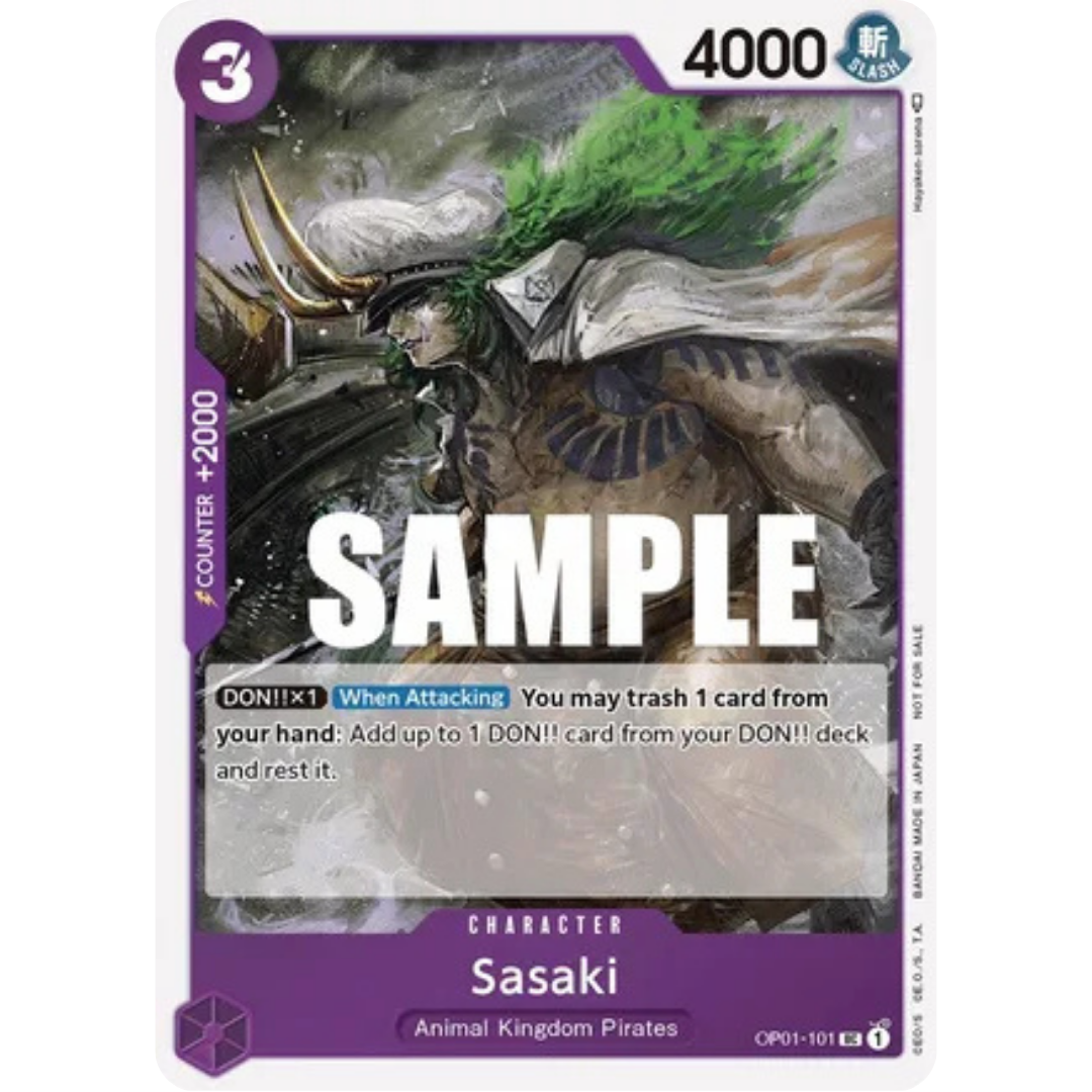 Sasaki (Event Pack Vol. 2) (OP01-101) - One Piece Promotion Cards