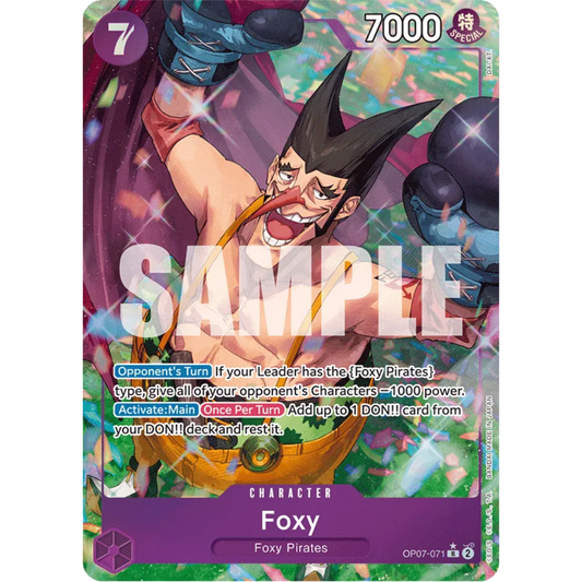 Foxy (071) (Parallel) (OP07-071) - 500 Years in the Future Foil