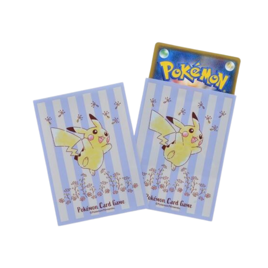 Card Sleeves - Pikachu Flowers in Full Bloom (64-Pack) (Pokemon Center Japan Exclusive)