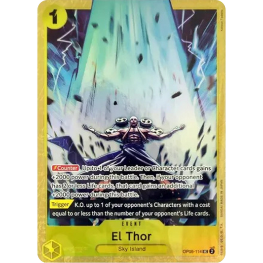 El Thor (Premium Card Collection -Best Selection Vol. 2-) (OP05-114) - One Piece Promotion Cards Foil