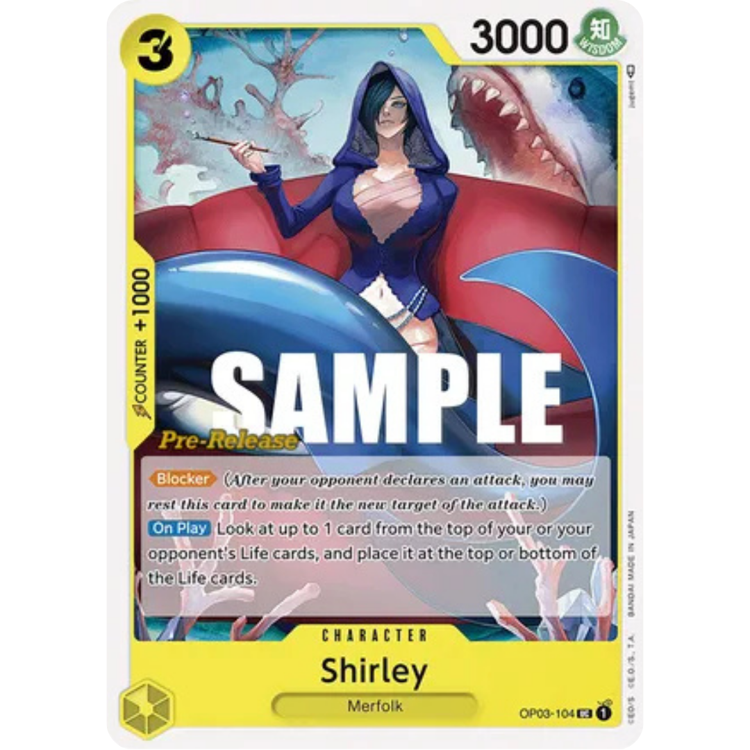 Shirley (OP03-104) - Pillars of Strength Pre-Release Cards